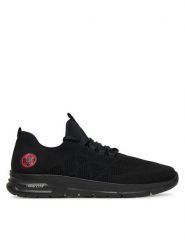 Rieker Sneakersy B7376-00 Czarny. Czarne buty sportowe casual Rieker, bez wzorów, z materiału, bez zapięcia. Za 339.99 zł.