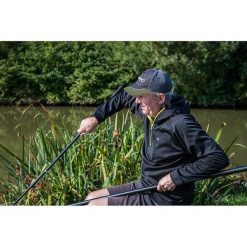 Bluza Męska Wędkarska Matrix All Weather Hoodie. Czarne bluzy FISH MATRIX, m, bez wzorów, bez kaptura. Za 314.99 zł.