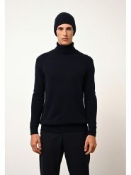 Just Cashmere Kaszmirowy golf "Sacha" w kolorze granatowym rozmiar: L. Niebieskie golfy Just Cashmere, l, bez wzorów, z kaszmiru, bez ramiączek. Za 436.14 zł.