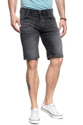 SPODENKI MĘSKIE MUSTANG Chicago Short DENIM BLACK 1007116 4000 683. Czarne szorty Mustang, m, bez wzorów, z denimu. W wyprzedaży za 89.99 zł.