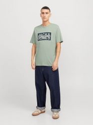 Jack & Jones Koszulka "Colton" w kolorze zielonym rozmiar: M. Zielone bezrękawniki Jack & Jones, m, bez wzorów, z bawełny, bez kołnierzyka, bez ramiączek. Za 48.28 zł.