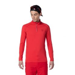Koszulka termoaktywna Rossignol Classique 1/2 Zip czerwona. Czerwone bielizna termoaktywna Rossignol, m, bez wzorów, z dzianiny, bez ramiączek, narciarskie. Za 289.00 zł.