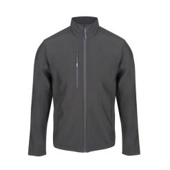 Męski Softshell Honestly Made. Szare kurtki softshell Regatta, m, bez wzorów, z softshellu, bez kaptura. Za 241.99 zł.