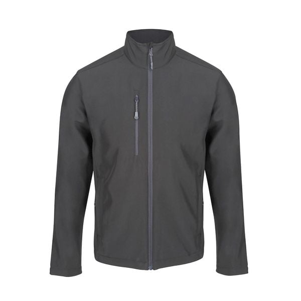 Męski Softshell Honestly Made. Szare kurtki softshell Regatta, m, bez wzorów, z softshellu, bez kaptura. Za 253.99 zł.