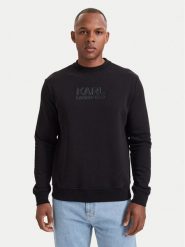 KARL LAGERFELD Bluza 705074 564953 Czarny Regular Fit. Czarne bluzy KARL LAGERFELD, m, bez wzorów, z bawełny, bez kaptura. Za 699.99 zł.