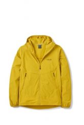 Kurtka softshell męska Borealis Hoody. Żółte kurtki RAB, l, bez wzorów, z materiału, z kapturem. Za 539.99 zł.