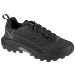 Buty trekkingowe męskie, Speed Strike 2 GTX. Czarne buty trekkingowe Merrell, bez wzorów, z gumy, bez zapięcia. Za 615.00 zł.