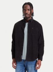 Tommy Jeans Koszula DM0DM23517 Czarny Regular Fit. Czarne koszule Tommy Jeans, l, bez wzorów, z bawełny, bez kołnierzyka, bez ramiączek. Za 349.99 zł.