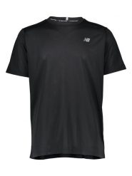 New Balance Koszulka "Core Run" w kolorze czarnym do biegania rozmiar: XL. Czarne t-shirty sportowe New Balance, bez wzorów, z materiału, bez ramiączek, do biegania. Za 92.21 zł.