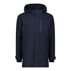 Parka softshell CMP. Czarne bluzy CMP, bez wzorów, z softshellu, bez kaptura. Za 716.50 zł.
