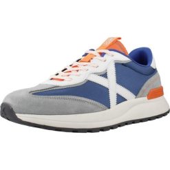 Buty MUNICH DYNAMIX Niebieski. Niebieskie buty trekkingowe munich, bez wzorów, ze skóry, bez zapięcia, trekkingowe. Za 414.99 zł.