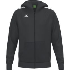 Kurtka z kapturem Erima Cmpt Wings Black Junior. Czarne kurtki Erima, bez wzorów, z materiału, z kapturem. Za 329.99 zł.