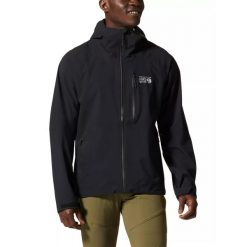 Męska kurtka typu shell Mountain Hardwear Stretch Ozonic. Czarne kurtki MOUNTAIN HARDWEAR, m, bez wzorów, bez kaptura. Za 1,104.50 zł.