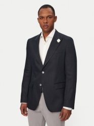 BOSS Marynarka Hutson Peak 262 50561857 Niebieski Slim Fit. Niebieskie garnitury Boss, m, bez wzorów, ze lnu. Za 2,199.00 zł.