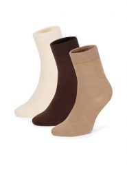 GINO ROSSI Skarpety długie CEO_AS_GR_3MB_002W-AW26 (3-PACK) Kolorowy. Skarpety Gino Rossi, bez wzorów, z bawełny. Za 34.99 zł.