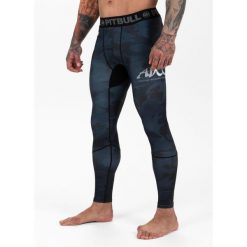 Legginsy dla dorosłych techniczne sportowe ADCC Camo. Brązowe legginsy długie sportowe PITBULL, xl, bez wzorów, na fitness i siłownię. Za 159.00 zł.