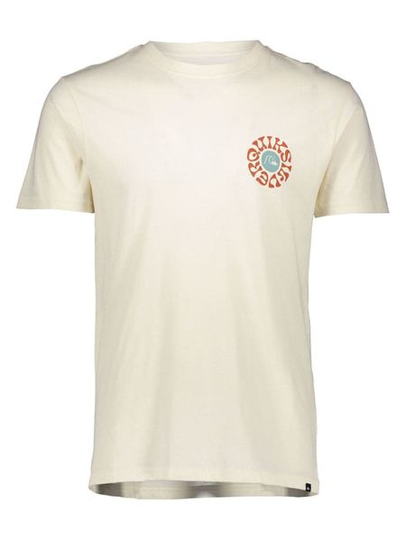 Quiksilver Koszulka "Bon Weekend" w kolorze beżowym rozmiar: XL. Brązowe bezrękawniki Quiksilver, xl, bez wzorów, z bawełny, bez kołnierzyka, bez ramiączek. Za 89.05 zł.