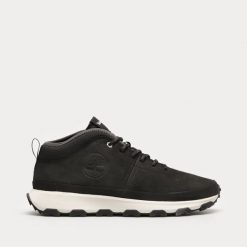 Trzewiki męskie Timberland Winsor Trail MID LACE UP SNEAKER JET BLACK. Czarne buty sportowe casual Timberland, bez wzorów, bez zapięcia. Za 558.99 zł.