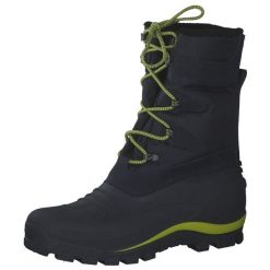 Śniegowce męskie CMP NIETOS wysokie z ociepliną. Niebieskie buty trekkingowe CMP, na zimę, bez wzorów, bez zapięcia. Za 299.00 zł.