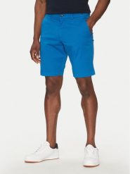 Hechter Paris Szorty materiałowe 26664 151365 Niebieski Regular Fit. Niebieskie szorty Hechter Paris, m, bez wzorów, z bawełny. Za 269.99 zł.