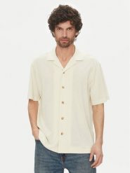 Liu Jo Koszula QA5153 J4929 11001 Écru Regular Fit. Koszule Liu Jo, m, bez wzorów, z bawełny, bez kołnierzyka, bez ramiączek. Za 449.99 zł.
