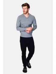 C& Jo Sweter w kolorze szarym rozmiar: 46. Szare swetry nierozpinane C& Jo, bez wzorów, z kaszmiru, bez kołnierzyka, bez ramiączek. Za 165.99 zł.