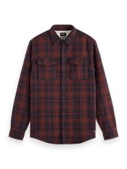 Scotch & Soda Koszula w kolorze granatowo-czerwonym rozmiar: XXL. Czerwone koszule Scotch & Soda, xxl, bez wzorów, z bawełny, bez kołnierzyka, bez ramiączek. Za 176.91 zł.