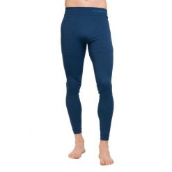 Legginsy męskie termoaktywne Brubeck Extreme Thermo. Niebieskie bielizna termoaktywna Brubeck, m, bez wzorów, trekkingowe. Za 128.99 zł.