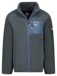 Geographical Norway Kurtka polarowa "Urock" w kolorze antracytowym rozmiar: S. Czarne kurtki Geographical Norway, s, bez wzorów, z polaru, bez kaptura. Za 127.95 zł.