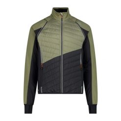 Kurtka męska turystyczna CMP 30A2647. Zielone kurtki CMP, l, bez wzorów, z softshellu, z kapturem. Za 359.99 zł.