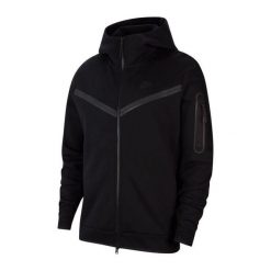 Bluza sportowa męska Nike Tech Fleece Hoodie FZ WR. Zielone bluzy z kapturem Nike, m, bez wzorów, z bawełny, z kapturem. Za 558.75 zł.