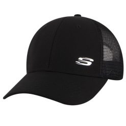Czapka z daszkiem dla dorosłych Skechers Sport S Metal Hat Cap. Czarne czapki z daszkiem Skechers, bez wzorów, z poliesteru. Za 119.99 zł.
