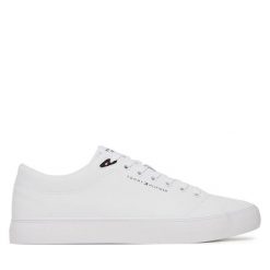 Tenisówki Tommy Hilfiger. Białe trampki Tommy Hilfiger, m, bez wzorów, bez zapięcia. Za 429.99 zł.