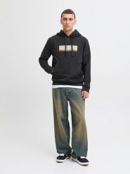 Jack & Jones Bluza w kolorze czarnym rozmiar: L. Czarne bluzy Jack & Jones, l, bez wzorów, z bawełny, z kapturem. Za 149.66 zł.