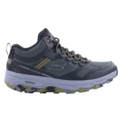 Buty do chodzenia męskie Skechers GO Run Trail Altitud. Szare buty do biegania Skechers, bez wzorów, z materiału, bez zapięcia, trekkingowe. Za 372.00 zł.