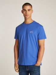 TOMMY JEANS Koszulka w kolorze niebieskim rozmiar: S. Niebieskie bezrękawniki Tommy Jeans, s, bez wzorów, z bawełny, bez kołnierzyka, bez ramiączek. Za 119.40 zł.