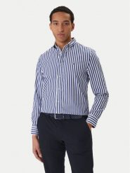 Tommy Hilfiger Koszula MW0MW42440 Niebieski Regular Fit. Niebieskie koszule Tommy Hilfiger, m, bez wzorów, z bawełny, bez kołnierzyka, bez ramiączek. Za 329.99 zł.