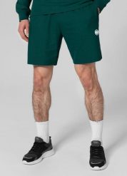 Szorty męskie Pitbull dresowe Pique Rockey. Szare krótkie spodenki sportowe PITBULL, m, bez wzorów, z bawełny. Za 149.00 zł.