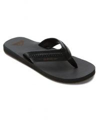 Sandały dla Mężczyzn CARVER NATURAL Czarny. Czarne sandały Quiksilver, z gumy, bez zapięcia. Za 179.99 zł.