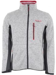 Peak Mountain Kurtka polarowa "Calaska" w kolorze szarym rozmiar: XL. Szare kurtki Peak Mountain, xl, bez wzorów, z polaru, bez kaptura. Za 260.99 zł.