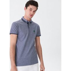Koszulka polo z haftem - Niebieski. Koszulki polo sportowe marki House. Za 49.99 zł.
