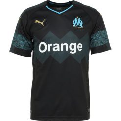 Puma OLYMPIQUE DE MARSEILLE AWAY REPLICA Artykuły klubowe black/azur blue. T-shirty Puma. Za 379.00 zł.