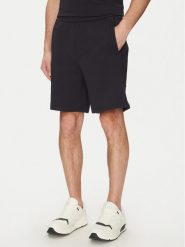 Armani Exchange Szorty sportowe XM000355 AF10818 UB101 Granatowy Regular Fit. Niebieskie krótkie spodenki sportowe Armani Exchange, m, bez wzorów, z bawełny. Za 339.99 zł.