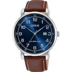 Zegarek Lorus Męski RH929JX9 Klasyczny brązowy. Zegarki marki Lorus. Za 242.00 zł.