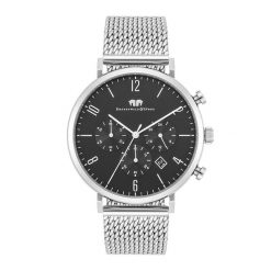Rhodenwald & Söhne Chronograf Arakon Srebrny Stal nierdzewna Srebrny Zegarki męskie 1 ct Męskie. Szare, analogowe zegarki Rhodenwald & Söhne, srebrne. Za 2,129.99 zł.