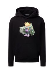 Chill Pill Męska bluza z kapturem - Money Bundle Bear Mężczyźni czarny nadruk, XL. Czarne bluzy z kapturem Chill Pill, m, bez wzorów, z kapturem. Za 299.95 zł.