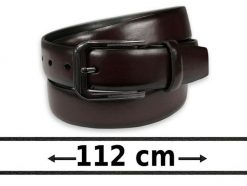Klasyczny Brązowy Pasek do Spodni z Ekoskóry, Klasyczna Klamra -His Story- Męski, 112 cm. Brązowe paski His Story, bez wzorów, z jeansu, klasyczne. Za 35.00 zł.