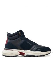 Tommy Hilfiger Sneakersy M Runner Cordura Hi Lth Mix FM0FM05222 Granatowy. Niebieskie buty sportowe casual Tommy Hilfiger, bez wzorów, ze skóry, bez zapięcia. Za 389.99 zł.