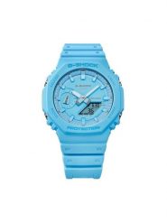 G-Shock Zegarek GA-2100-2A2ER Niebieski. Niebieskie, analogowe zegarki G-Shock. Za 369.99 zł.