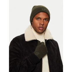 Zestaw Czapka i Rękawiczki Jack&Jones. Zielone czapki zimowe Jack&Jones, bez wzorów. Za 99.99 zł.